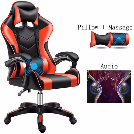 Racing Gamer Office Kids Simulator Piso Autofull com descanso para os pés Jogos de cobertura superior